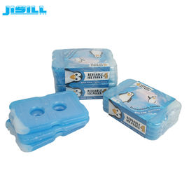 OEM / ODM फ्रीजर कूल पैक ब्लू लिक्विड के साथ ठंडा जेल पैक पारदर्शी सफेद