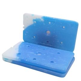 प्लास्टिक कम तापमान बर्फ कूलर ईंट / ब्लू फ्रीजर कोल्ड पैक