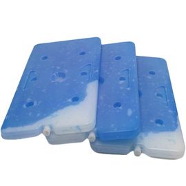 प्लास्टिक कम तापमान बर्फ कूलर ईंट / ब्लू फ्रीजर कोल्ड पैक