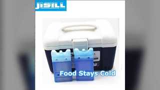 पुन: प्रयोज्य आइस पैक भोजन को लंबे समय तक ताजा रखते हैं