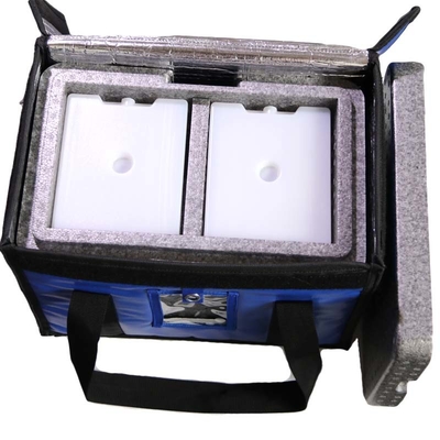 मोबाइल लाइटवेट वैक्सीन ब्लड मेडिकल कूल बॉक्स आइस पैक के साथ टिकाऊ पोर्टेबल कूलर बॉक्स