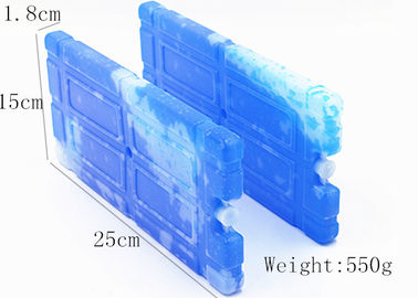 कूलर बॉक्स के लिए गैर विषैले खाद्य ग्रेड Eutectic Cold Plates Gel Polymer Cold Bricks